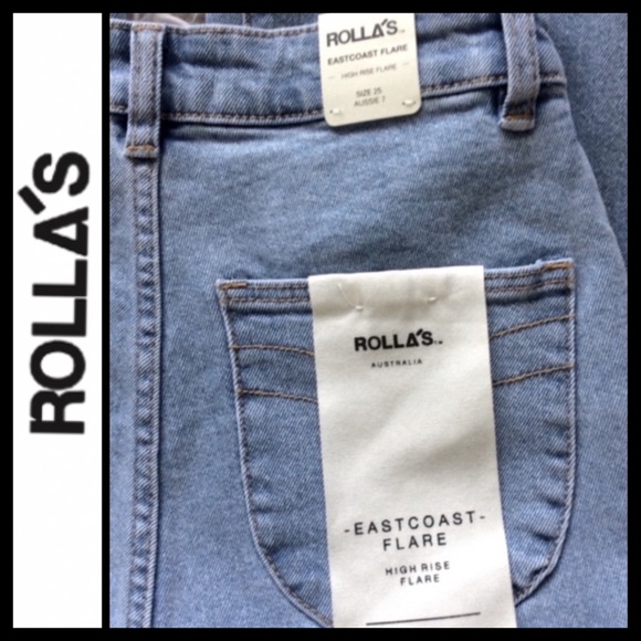🎉SALE🎉NWT ⭐️HP Rolla’s High Rise Flare Jeans - Picture 8 of 11